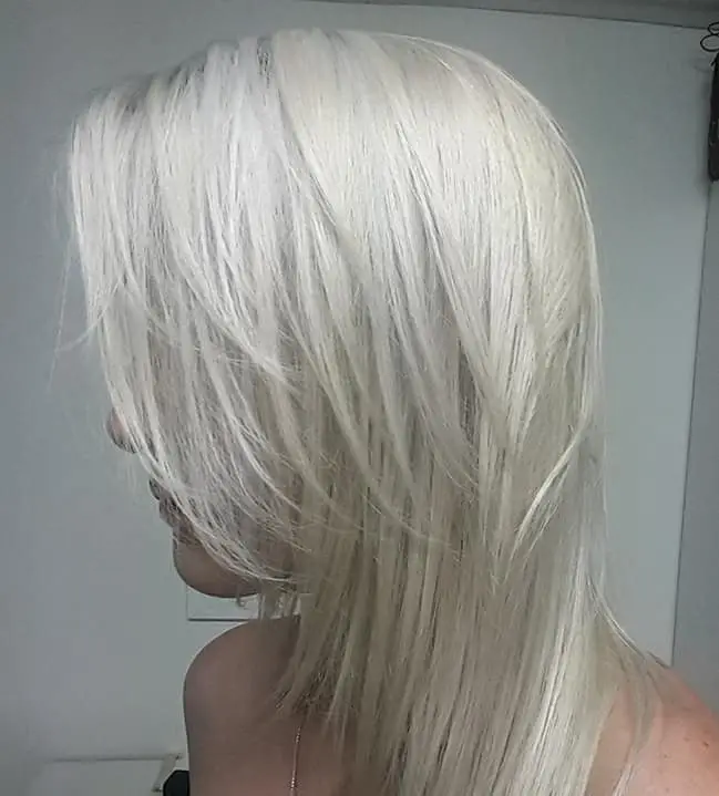 Hair after purple mask